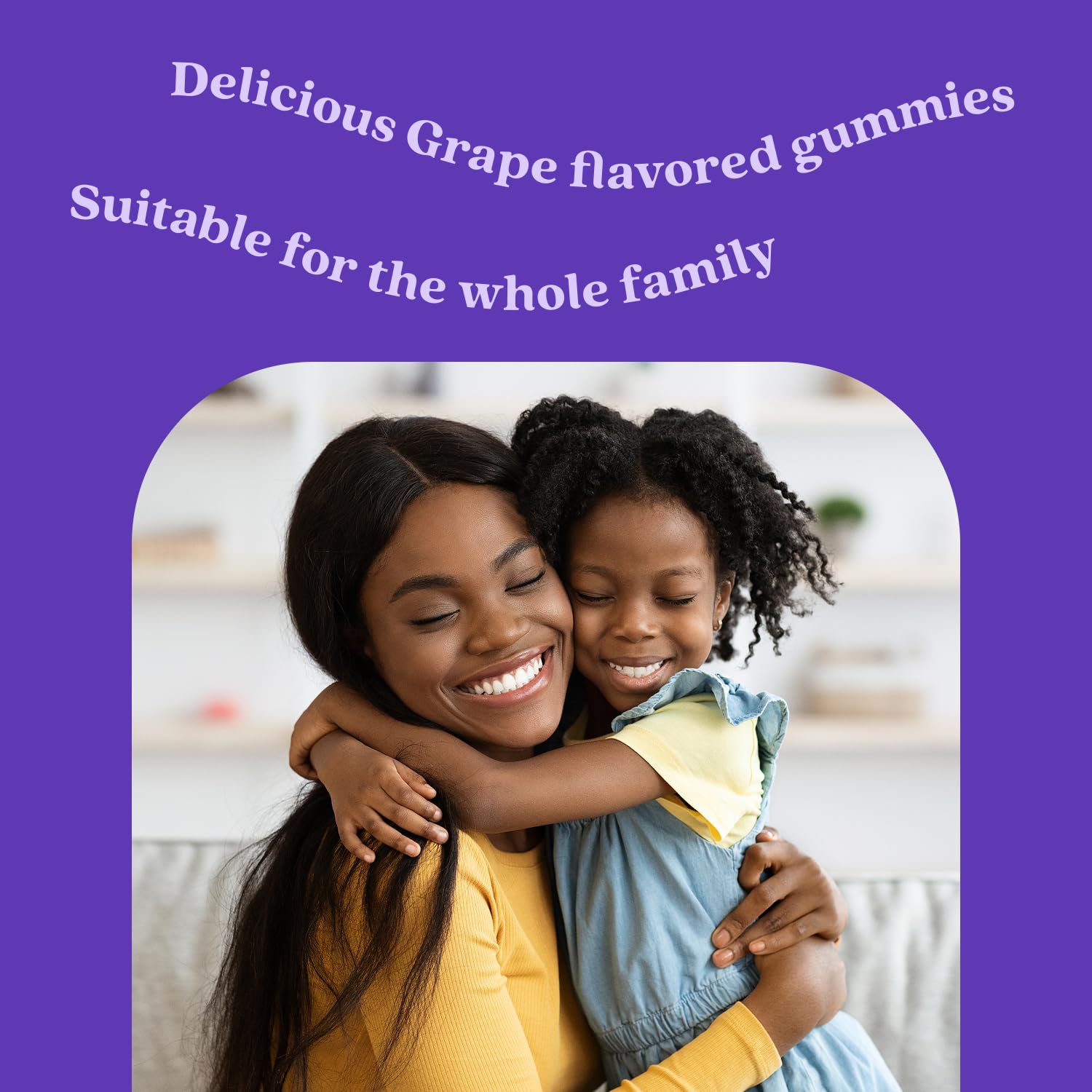 BeLive familia tomando gominolas, ilustra conveniencia para todos