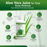 Bella All Natural etiqueta con información nutricional clara y beneficios
