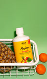 Bella All Natural porción de 1 onza servida en vaso para dosis diaria recomendada