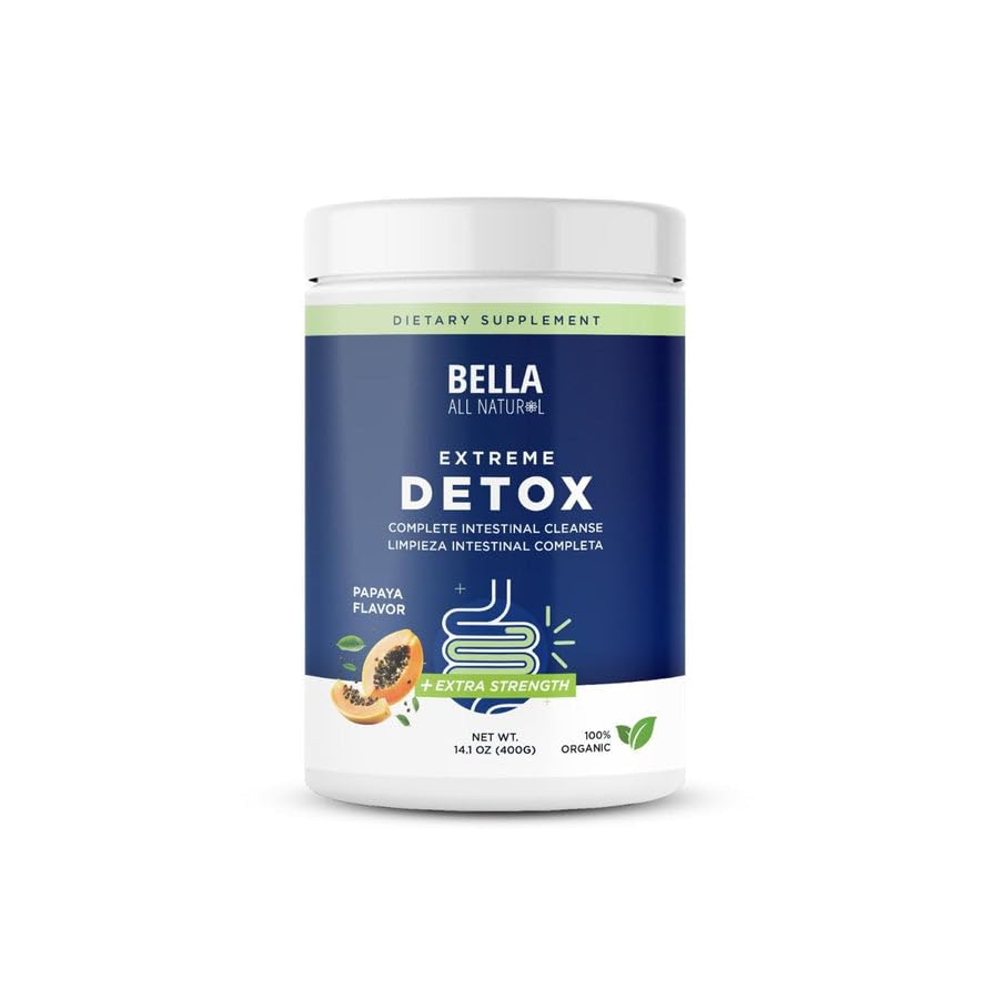 Bella All Natural frente del envase mostrando marca y beneficios visibles