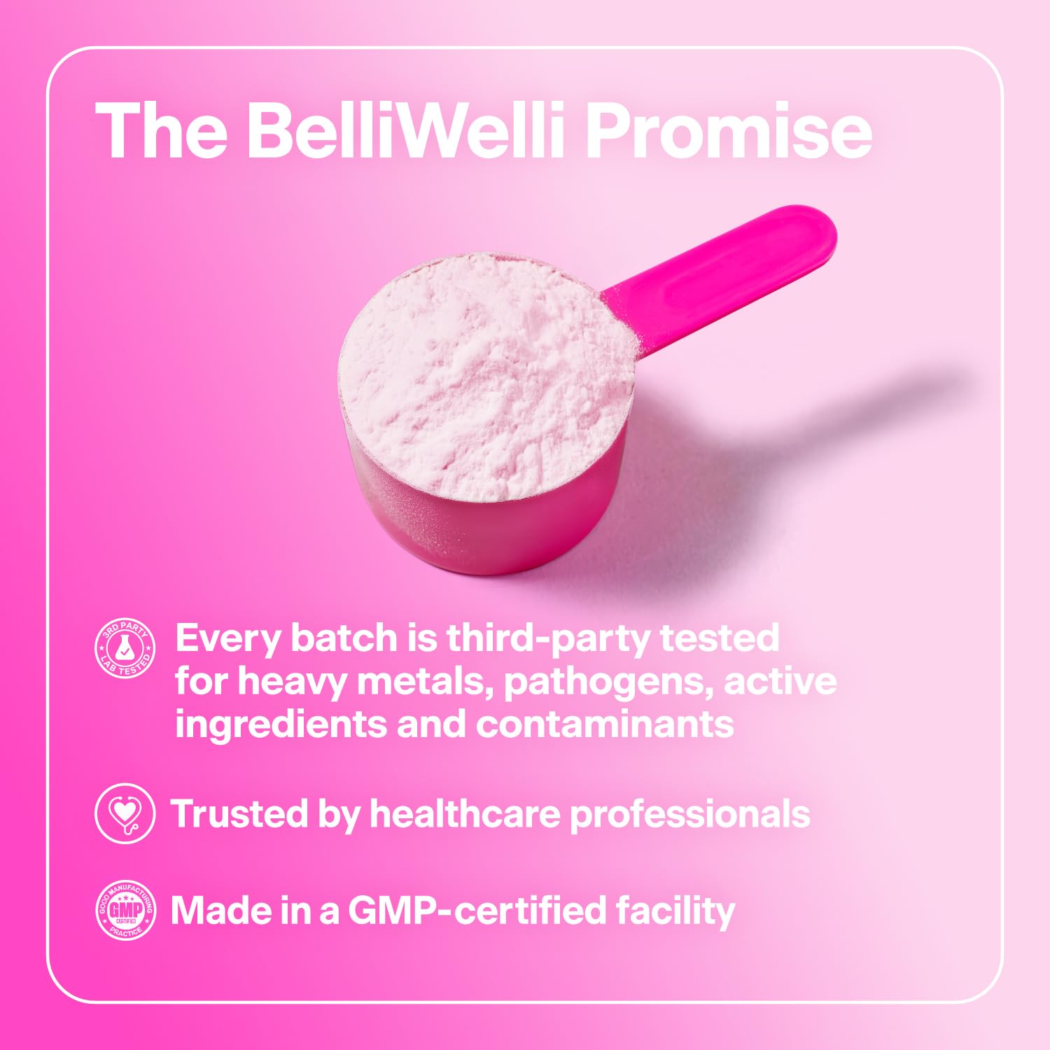 Belli Welli detalle de ingredientes con colágeno y probióticos visibles