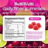Belli Welli etiqueta frontal ampliada, legible y destacando ingredientes clave