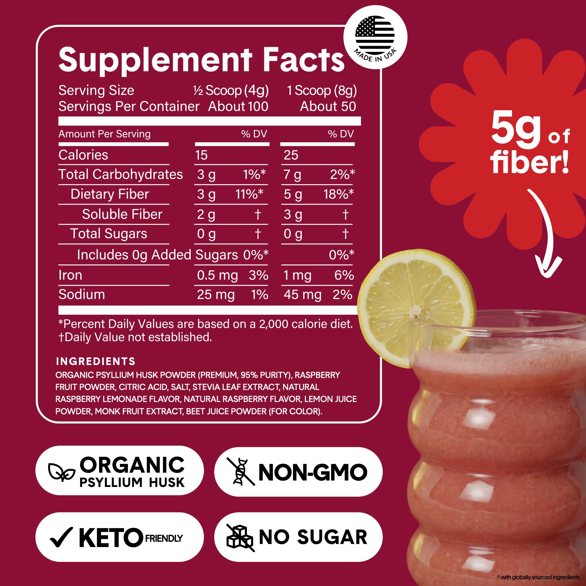 Bellway etiqueta nutricional destacando fibra y ausencia de azúcares, aporta confianza