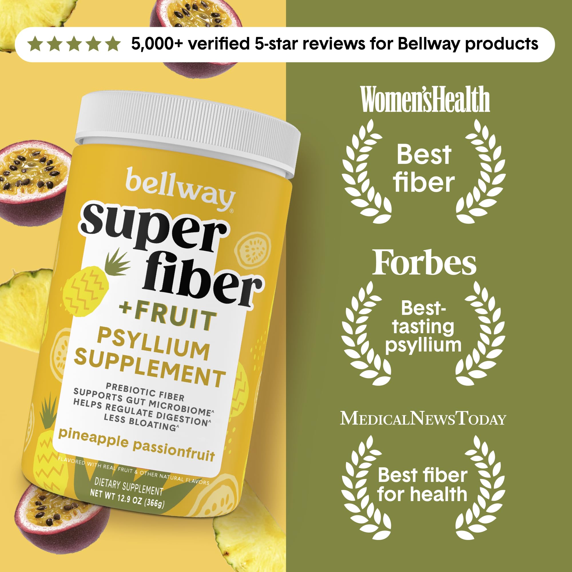 Bellway polvo orgánico textura fina y aspecto natural beneficios digestivos