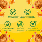 belVita etiqueta nutricional en detalle indicando granos enteros y vitaminas B