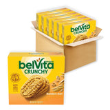 belVita paquete frontal mostrando diseño y conveniencia para desayuno rápido