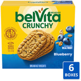 belVita paquete individual abierto con cuatro galletas listo para consumir