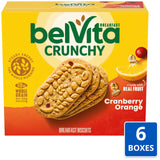 belVita primer plano de textura crujiente que resalta granos integrales