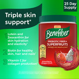 Benefiber etiqueta nutricional clara, información de fibra y nutrientes