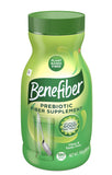 Benefiber frente del envase mostrando 760 g y características sin sabor