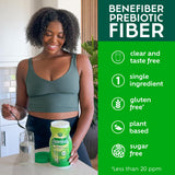 Benefiber añadido a yogur, opción versátil para comidas y snacks