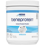 Beneprotein lata frontal mostrando etiqueta y beneficio de aporte proteico