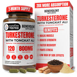 Benevolent Nourishment frasco frontal mostrando etiqueta y beneficio de potencia