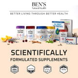 Ben's Natural Health escena de uso en hogar, integra bien en la rutina diaria