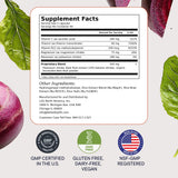 Berkeley Life etiqueta con ingredientes clave y soporte vascular claro