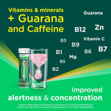 Comparación de tamaño de Berocca en mano para referencia práctica