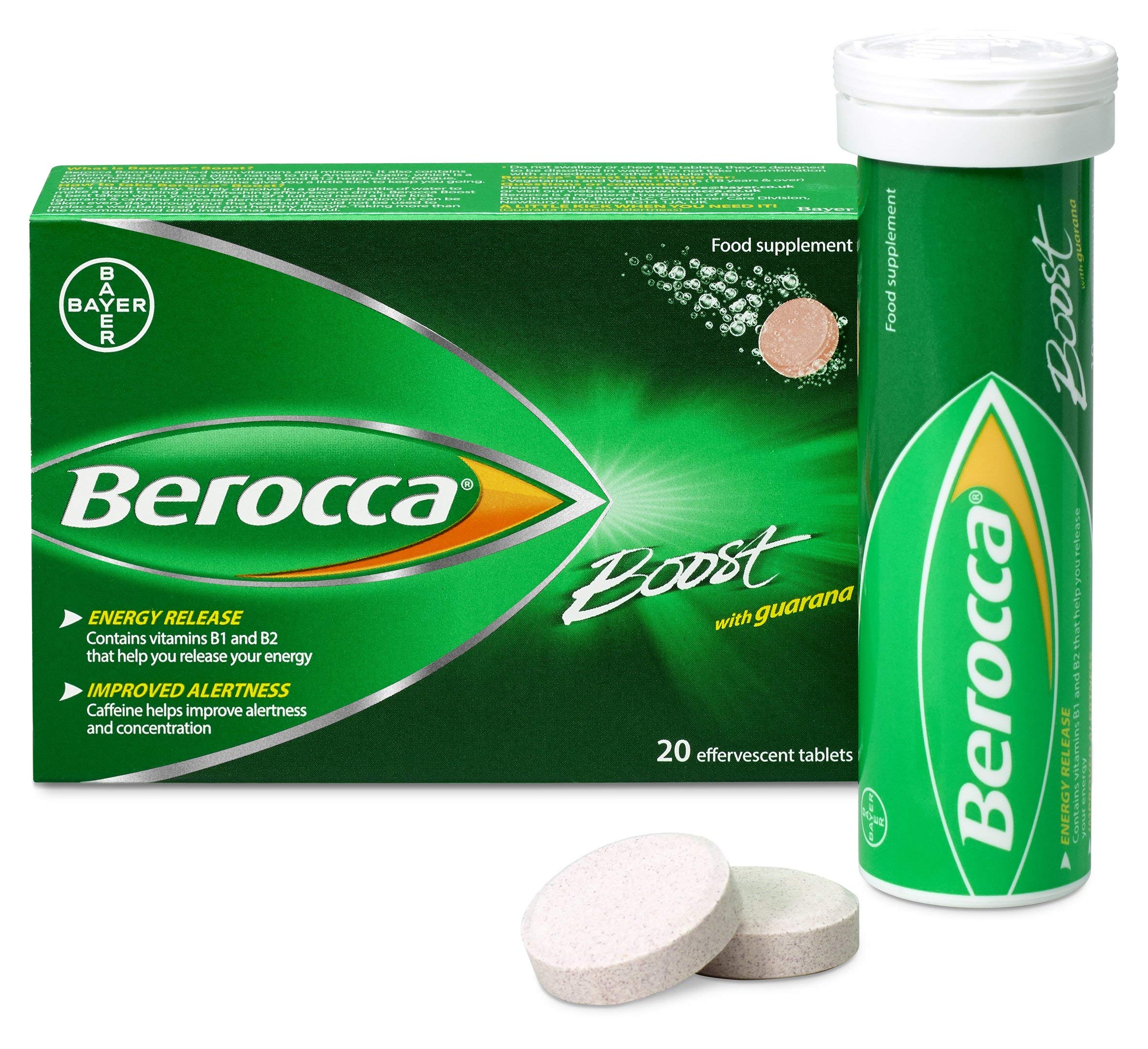 Escena de oficina con Berocca para mejorar concentración y alerta