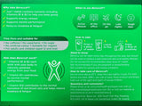 Etiqueta de Berocca mostrando lista de vitaminas y minerales