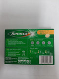 Berocca tabletas efervescentes disolviéndose en agua para energía rápida