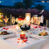 BERYSCEN velas encendidas ambientando comedor con calidez