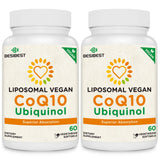 Besibest frontal del envase mostrando liposomal CoQ10 y alta potencia