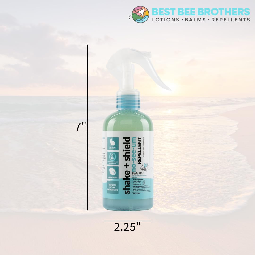 Best Bee Brothers spray en uso durante caminata para protección inmediata