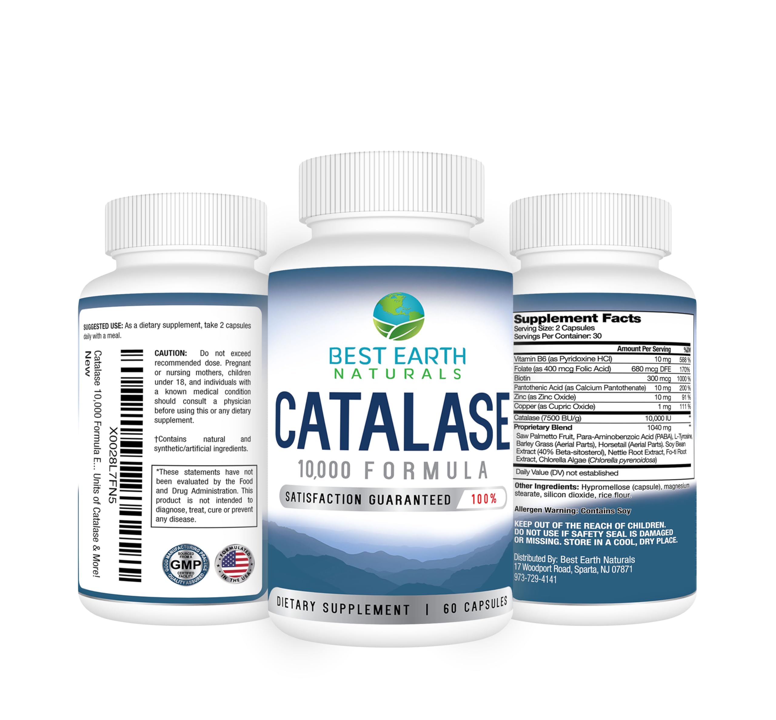 Best Earth Naturals cápsula en mano para visualizar dosificación y facilidad