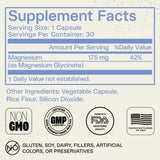 BEST Supplements etiqueta con información nutricional y certificaciones claras