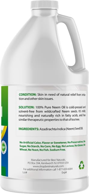 Best Naturals aceite aplicado sobre pelaje de mascota con cuidado