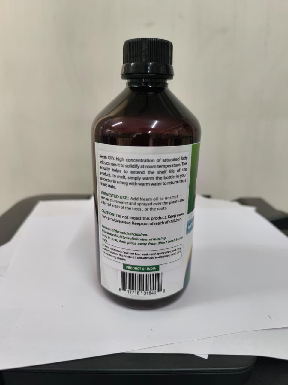 Best Naturals aceite de neem mezclado con jabón para mejor emulsión