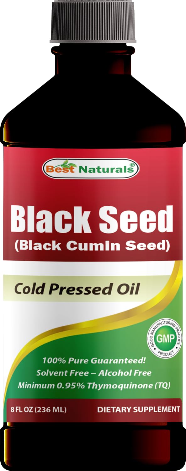 Best Naturals botella frontal mostrando etiqueta y pureza del aceite