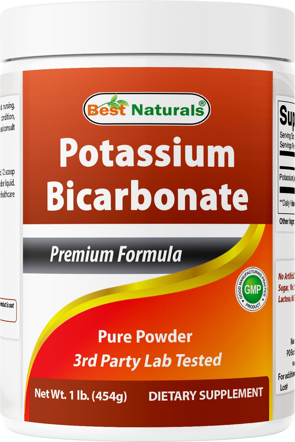 Best Naturals frente del envase mostrando 1 LB y pureza