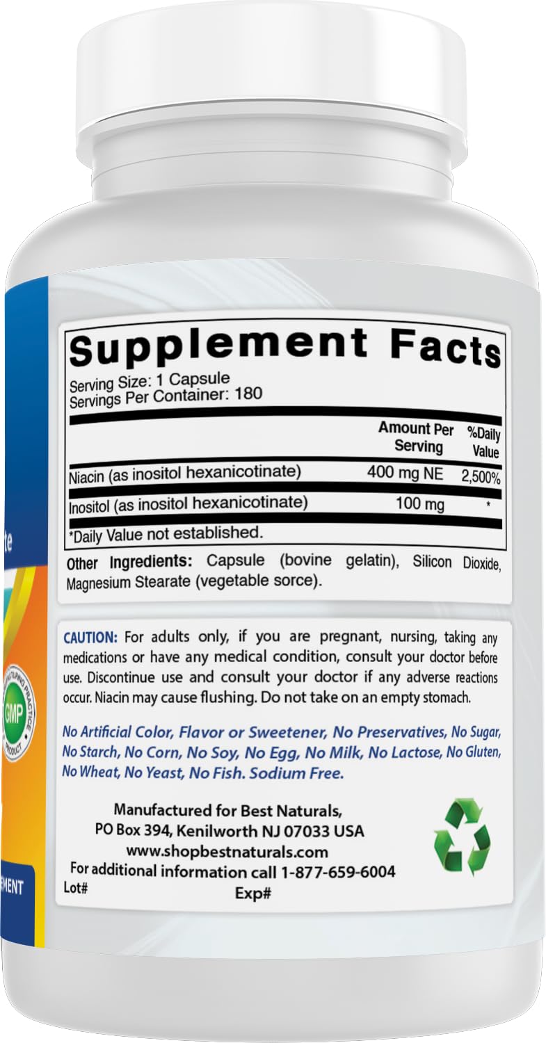 Best Naturals botella abierta con cápsulas dispersas mostrando cantidad