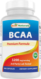 Best Naturals botella frontal mostrando 400 cápsulas y claridad del producto