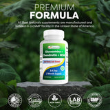 Best Naturals frasco junto a objeto para comparar tamaño y cantidad