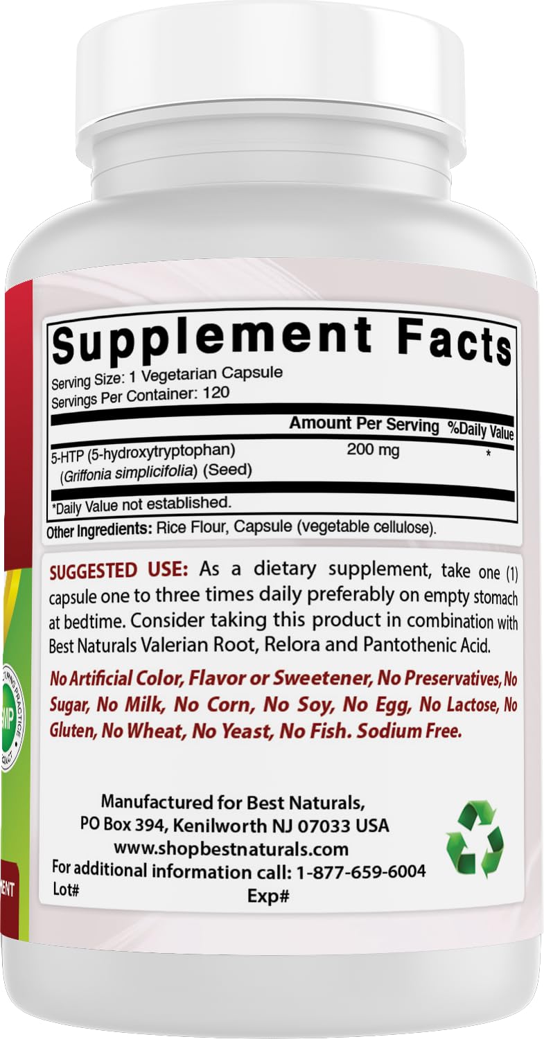 Best Naturals escala de tamaño con mano para referencia de la cápsula