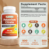 Best Naturals etiqueta en primer plano con información de pureza y pruebas