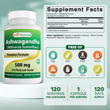 Best Naturals etiqueta con ingredientes y certificaciones visibles para confianza
