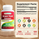 Best Naturals etiqueta con información de ingredientes y certificaciones