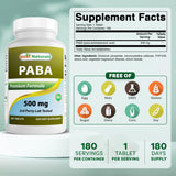 Best Naturals etiqueta detalle con dosis y pruebas de laboratorio visibles