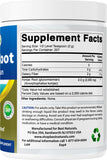 Best Naturals etiqueta nutricional y lote, garantía de calidad y pruebas