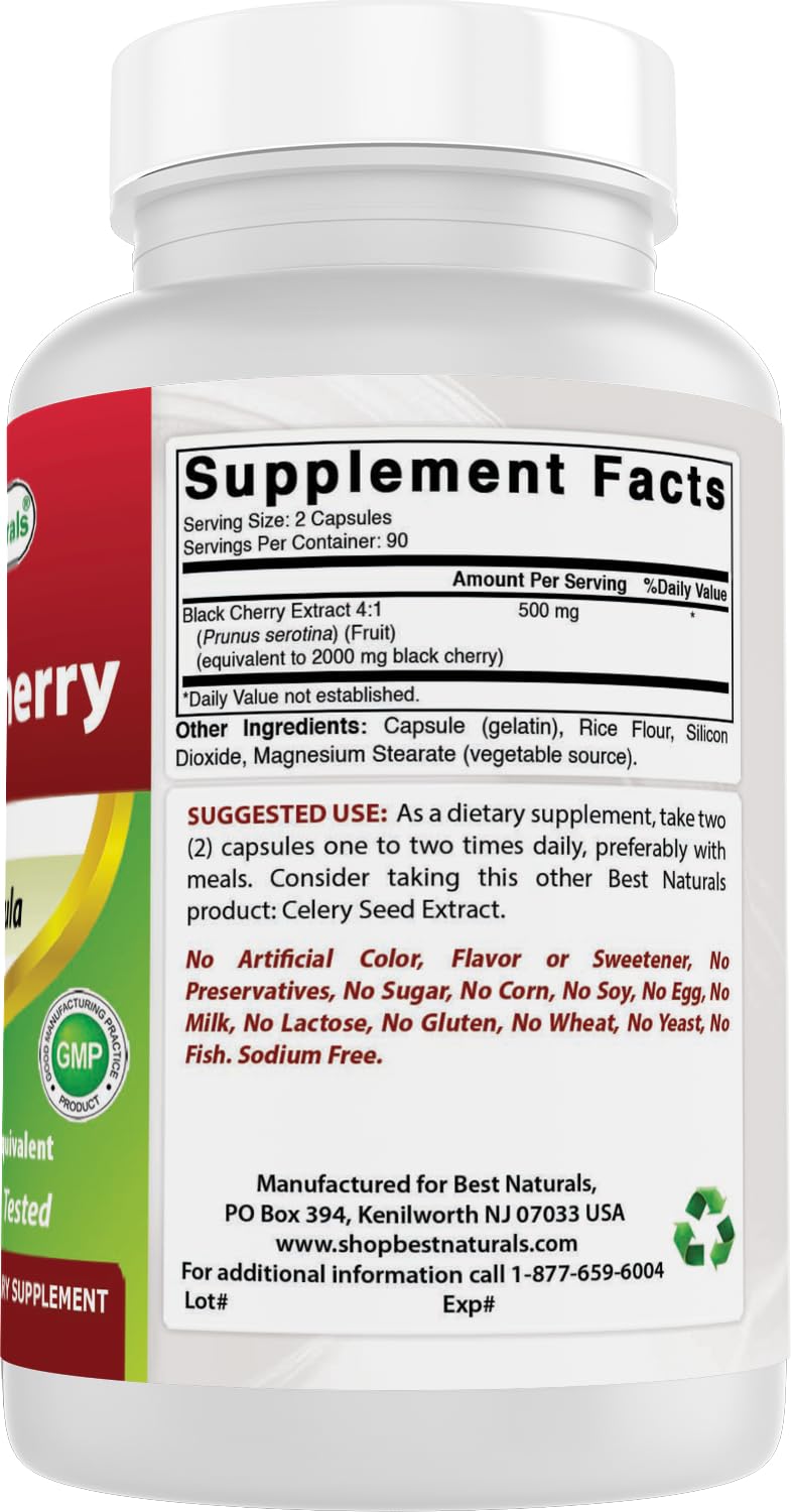 Best Naturals etiqueta de ingredientes y certificaciones, transparencia en calidad