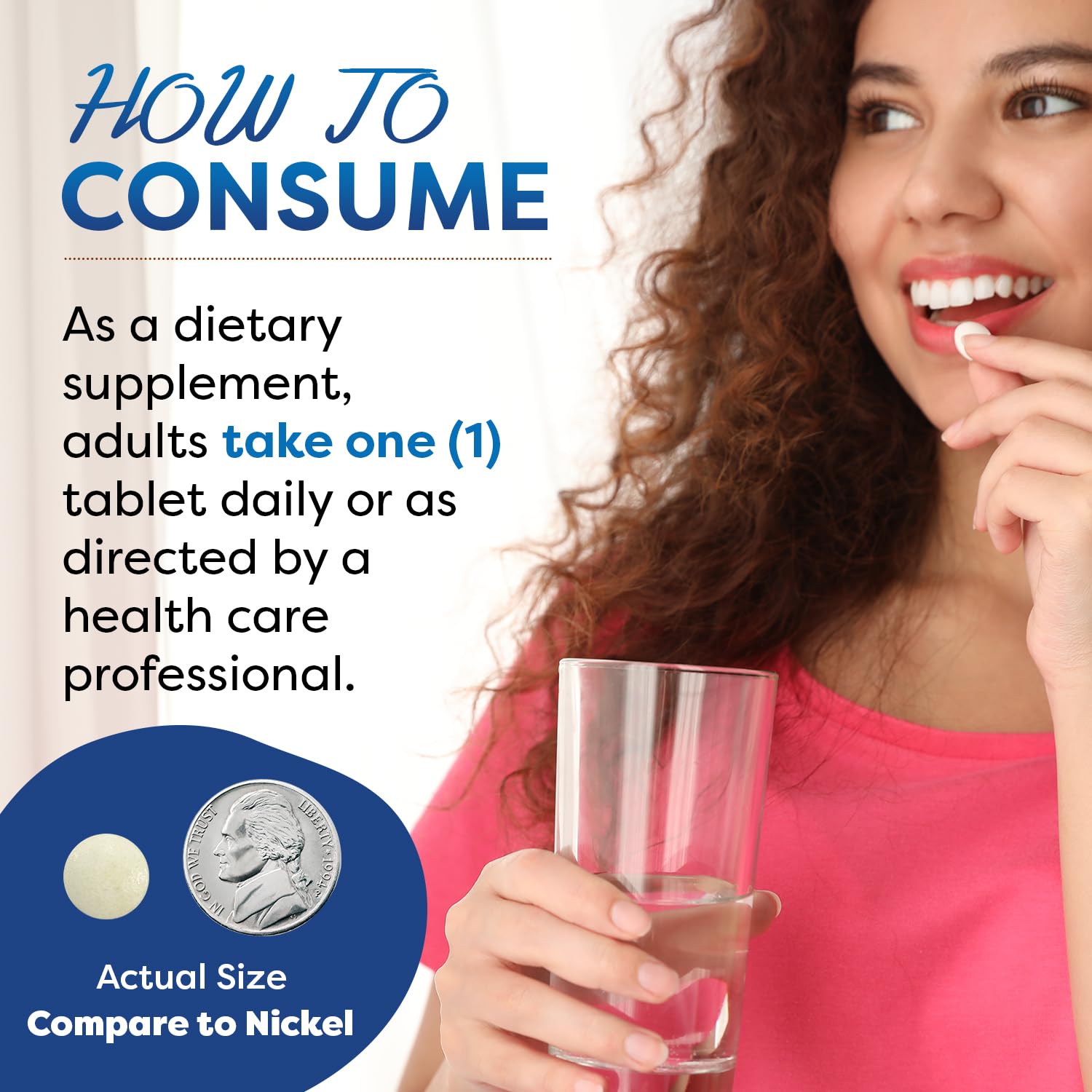 Best Naturals etiqueta nutricional enfocada que muestra concentración por tableta