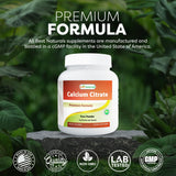 Best Naturals etiqueta nutricional clara, información de calcio elemental visible
