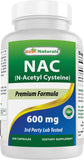 Best Naturals frasco del producto mostrando diseño y tamaño, aporta confianza
