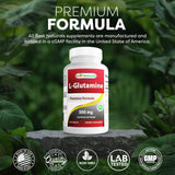Best Naturals frasco junto a una regla para comparar tamaño y cantidad