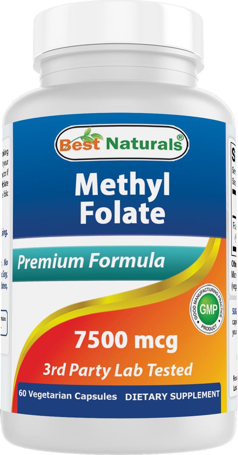 Best Naturals frasco frontal mostrando la etiqueta y la dosis alta