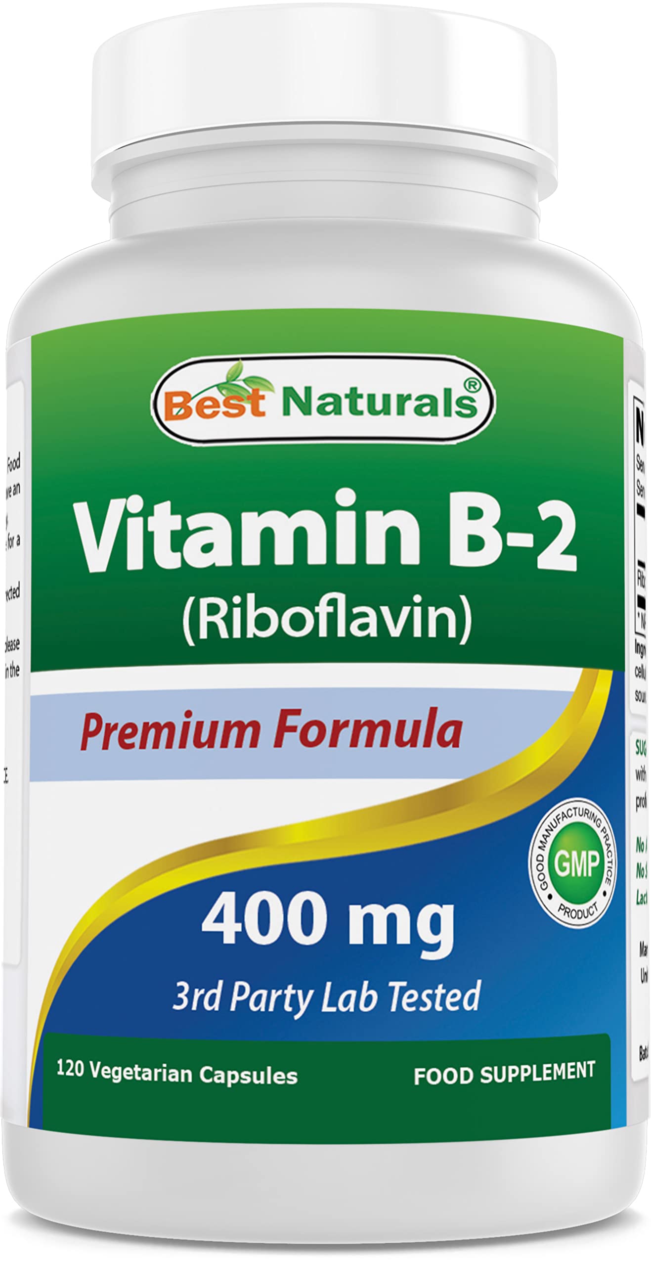 Best Naturals frente del envase mostrando 120 cápsulas y claridad de etiqueta