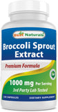 Best Naturals envase frontal del extracto de brotes de brócoli, información visible