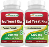 Best Naturals envase frontal mostrando 120 tabletas y sello No GMO, confianza en calidad